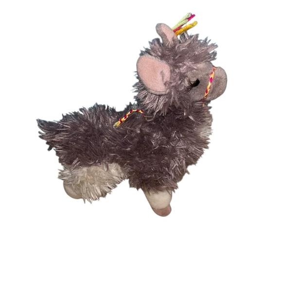 Douglas Gray & White Llama Plush Soft Stuffed Animal Toy Alpaca like new - Picture 3 of 4